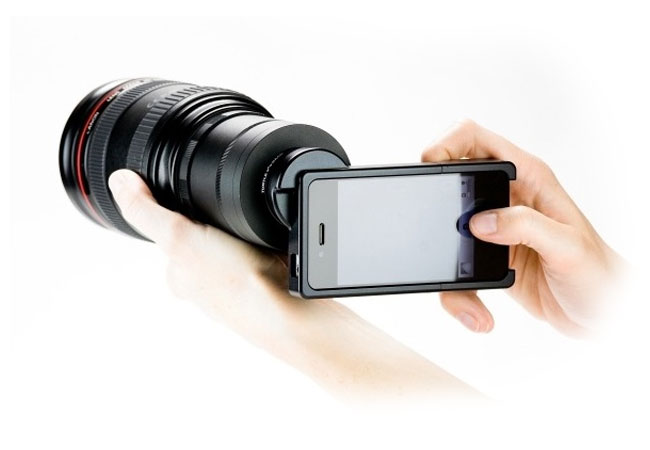 iPhone DSLR adapter
